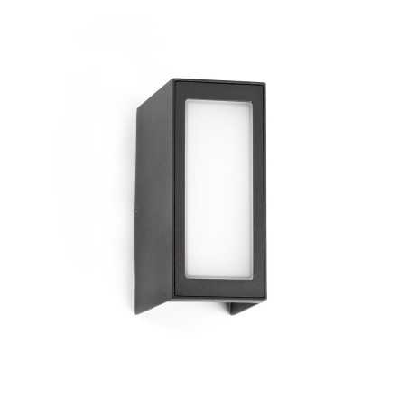 Lampe mur aluminium LED intégré gris CAPVERN