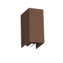 Lampe mur aluminium LED intégré oxyde VANZAY