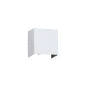 Lampe murale en aluminium LED intégré blanc mat LACASSE
