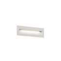 Lampe murale en aluminium LED intégré blanc mat DINOZE