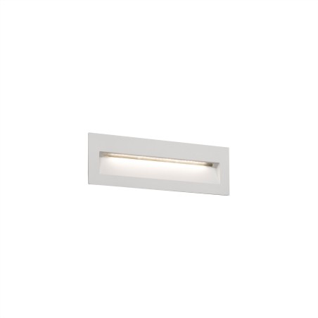 Lampe murale en aluminium LED intégré blanc mat DINOZE