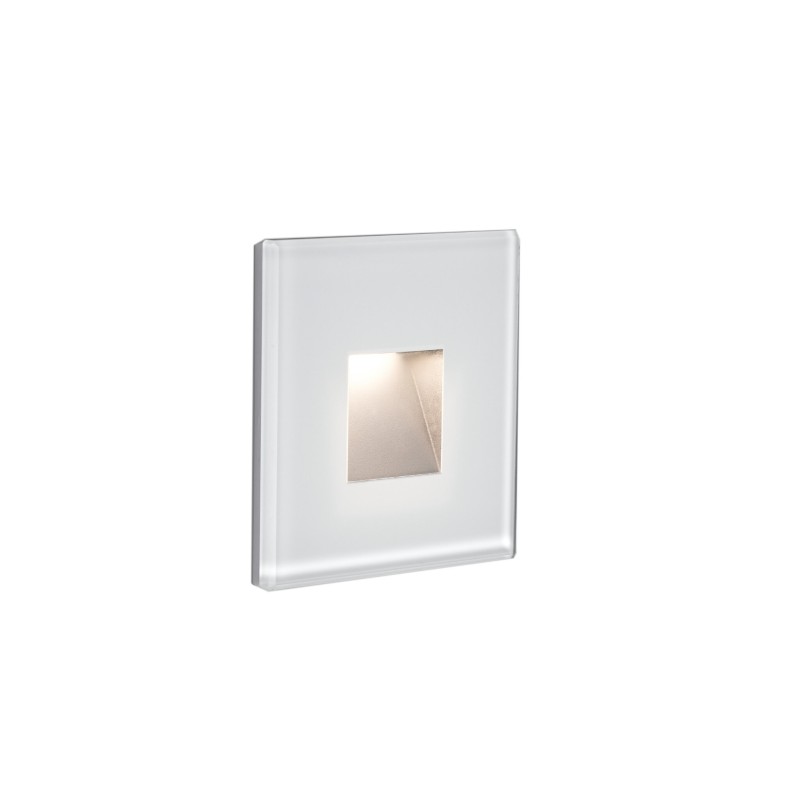 Lampe murale en polycarbonate LED intégré blanc mat CHADRON