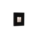 Lampe murale en polycarbonate LED intégré noir mat LHOMME