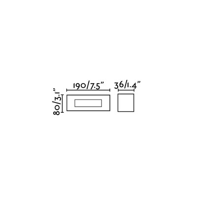 Lampe murale en polycarbonate LED intégré blanc mat FICHEUX