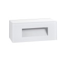 Lampe murale en polycarbonate LED intégré blanc mat COMMENY