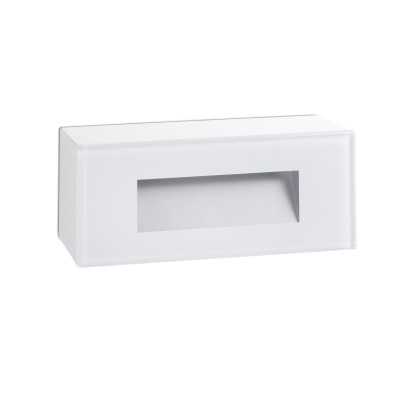 Lampe murale en polycarbonate LED intégré blanc mat COMMENY