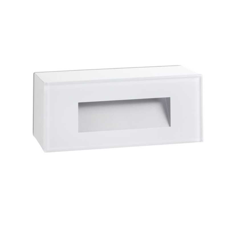 Lampe murale en polycarbonate LED intégré blanc mat COMMENY