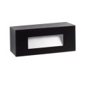 Lampe murale en polycarbonate LED intégré noir mat CLARET