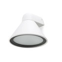 Applique murale en aluminium E27 blanc mat COMINES