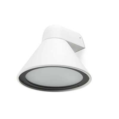 Applique murale en aluminium E27 blanc mat COMINES