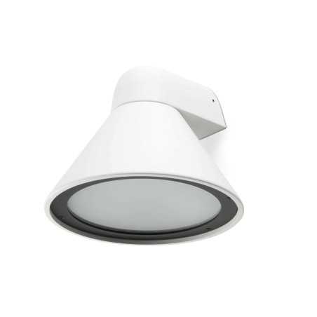 Applique murale en aluminium E27 blanc mat COMINES