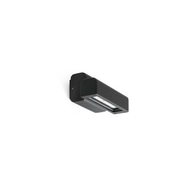 Applique murale en aluminium LED intégré noir MESVRES