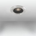 Lampe de sol en acier LED intégré acier brossé MESSEIX