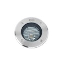 Lampe de sol en acier avec GU10 en acier brossé, NEUHOF