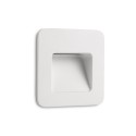 Lampe murale en aluminium avec LED intégrée en blanc mat, URBISE