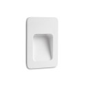 Lampe murale en aluminium avec LED intégrée en blanc mat, MAYMAC