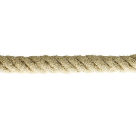 Câble tressé décoratif de style rustique type sac, épaisseur de 16 mm.