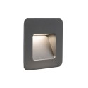 Lampe murale en aluminium avec LED intégrée en gris, AVENAS