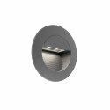 Lampe murale en aluminium avec LED intégrée en gris, CASTRES