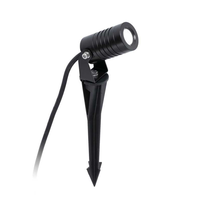 Lampe murale en aluminium avec LED intégrée en noir mat, QUELMES