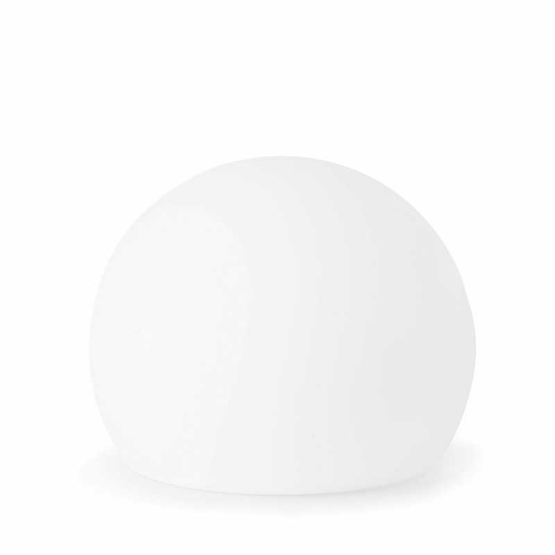 Lampe de sol en polyéthylène avec douille E27 en blanc mat, ROLANDE