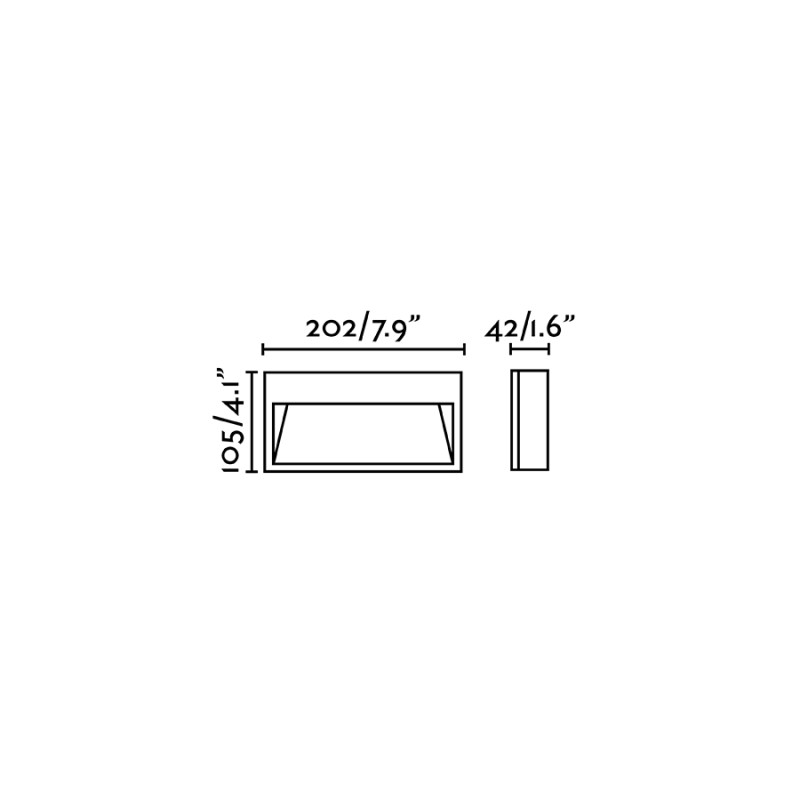 Lampe murale en aluminium avec LED intégrée en blanc mat, TOURNY