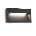 Lampe murale en aluminium avec LED intégrée en gris, TRANGY