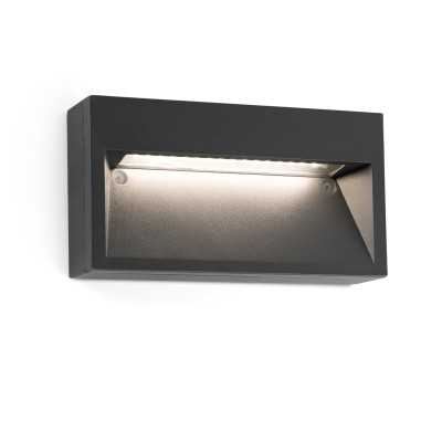 Lampe murale en aluminium avec LED intégrée en gris, TRANGY