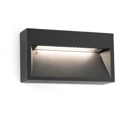 Lampe murale en aluminium avec LED intégrée en gris, TRANGY