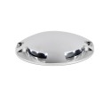 Lampe sol en aluminium avec LED intégrée en acier brossé, CHITRAY