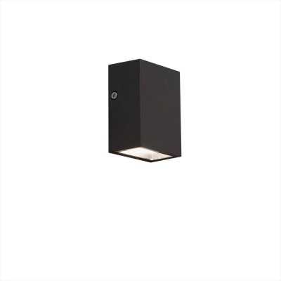 Lampe murale en aluminium avec LED intégrée en gris, SEILLAC