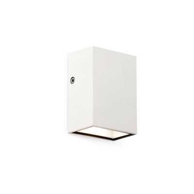 Lampe murale en aluminium avec LED intégrée en blanc mat, RIVOLET