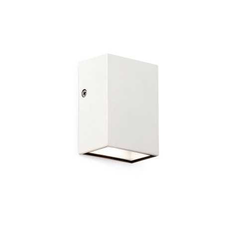 Lampe murale en aluminium avec LED intégrée en blanc mat, RIVOLET