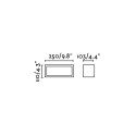 Lampe murale en aluminium avec douille E27 en gris, WILLEMS