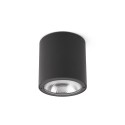Lampe de plafond en aluminium avec LED intégrée en gris, LARRET