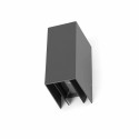 Lampe murale en aluminium avec LED intégrée en gris, CUBORD