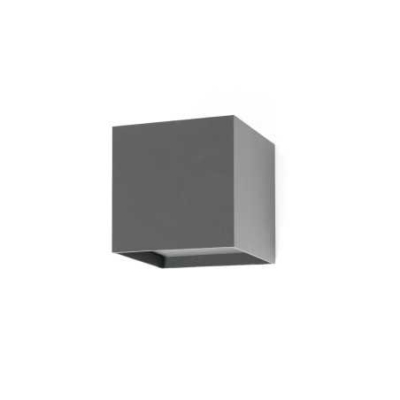 Lampe murale en aluminium avec LED intégrée en gris, ARTONNE