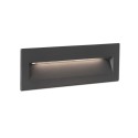 Lampe murale en aluminium avec LED intégrée en gris, LE PRE
