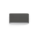 Lampe murale en aluminium avec LED intégrée en gris, CASTANS
