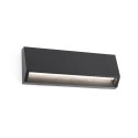 Lampe murale en plastique avec LED intégrée en gris, CAZENAC