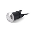 Lampe murale en acier avec LED intégrée en acier brossé, GABAUDE