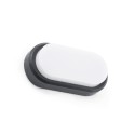 Lampe murale en plastique avec LED intégrée en gris, BRENAC