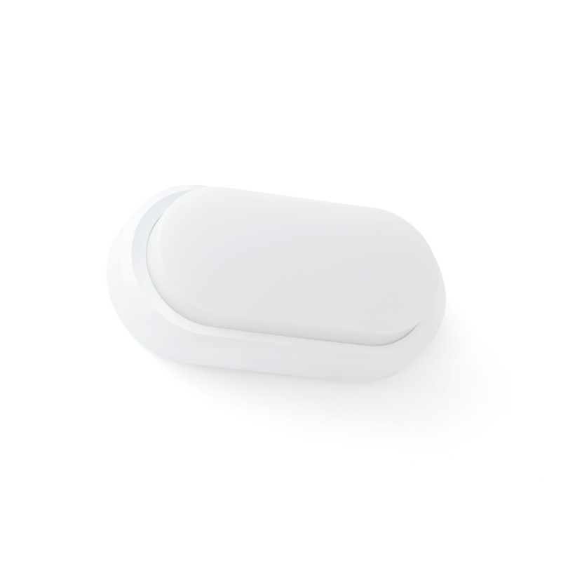 Lampe murale en abs avec LED intégrée en blanc mat MERIEU