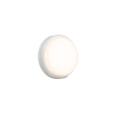 Lampe murale en abs avec LED intégrée en blanc mat, ATRAMA