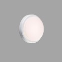 Lampe murale en abs avec LED intégrée en blanc mat, HONTANX