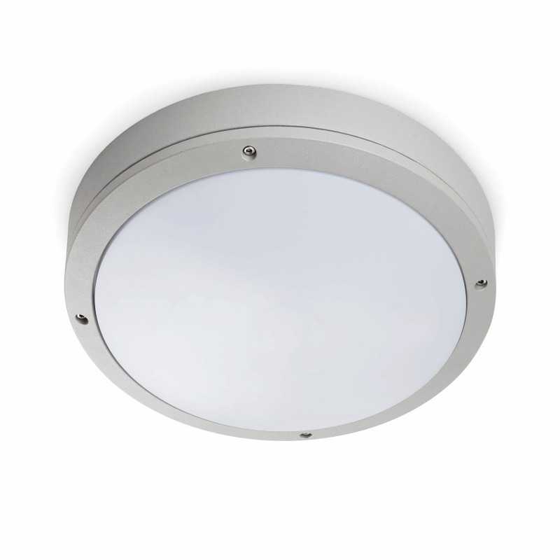 Lampe murale en aluminium avec douille E27 en gris, ONVILLE