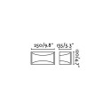 Lampe murale en aluminium avec douille E27 en gris, AULNAY