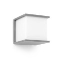 Lampe murale en aluminium avec douille E27 en gris, VESOUL