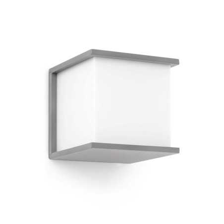 Lampe murale en aluminium avec douille E27 en gris, VESOUL