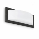 Lampe murale en aluminium avec douille E27 en gris, QUIEVY